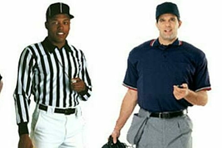 Sports officials large