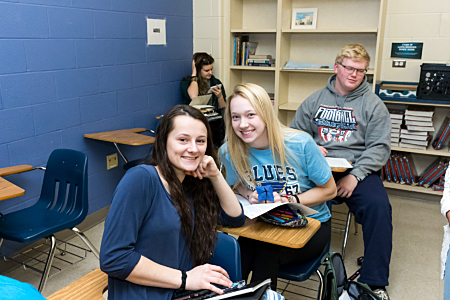 Students at Maroa-Forsyth High School