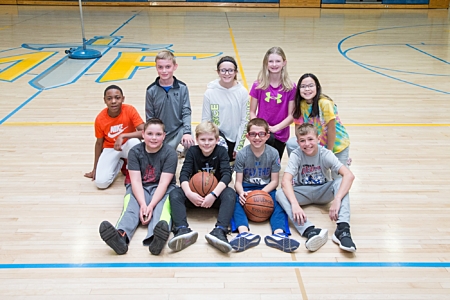 Middle School Students Gym